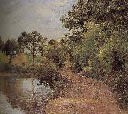 Camille Pissarro pond oil painting artist